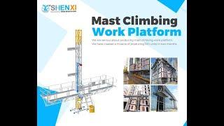 Mast Climber on-site installation &operation in USA