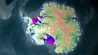 NASA: Full Map of Antarctic Ice Flow [720p]