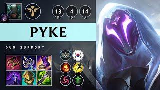 Pyke Support vs Leona: Vision Controller - KR Challenger Patch 14.21