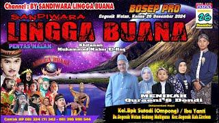 LIVE SANDIWARA LINGGA BUANA  Gegesik Wetan, Kamis 26 Desember 2024 PENTAS MALAM