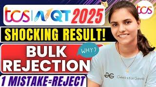 Why TCS Rejected in BULK | Mistakes to Avoid in TCS Interview | TCS Interview Experience #tcs #jobs