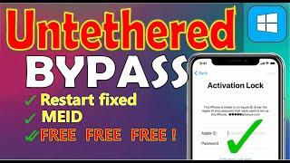 UnTETHERED icloud BYPASS  [FREE]