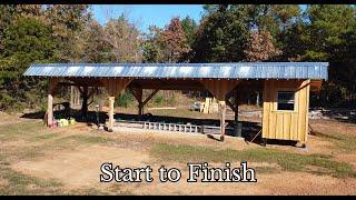 Sawmill Shed Build, Start to Finish