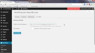 How to Backup WordPress with BackWPup