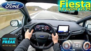 2023 Ford Fiesta 1.0 EcoBoost Hybrid 125 PS TOP SPEED GERMAN AUTOBAHN DRIVE POV