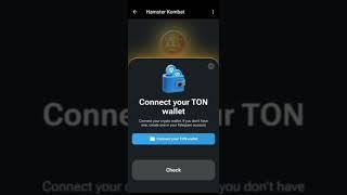 How to connect your ton wallet to hamster Kombat mining account #hamsterkombate