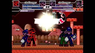 MUGEN Request #723 Evil John Summers & Evil Mario vs Evil LuigiFan1 & Evil Luigi