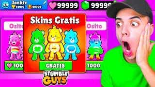 OBTUVE GRATIS las SKINS *OSITOS CARIÑOSITOS* en STUMBLE GUYS! 