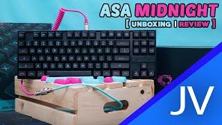 One of the BEST KEYCAP SET you could buy! | Akko Midnight ASA Unboxing, Review | Ft. Redragon Kumara