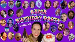 ASMR Birthday Party Collab - 31 ASMR Artists - +2H