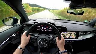 2022 Audi S3 Sedan (310PS) POV drive + Autobahn Top Speed (268km/h)