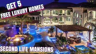 Where To Get Second Life Free House And Buy Mansions #SECONDLIFE #FREE #GIFTS #MANSIONS #HOUSE