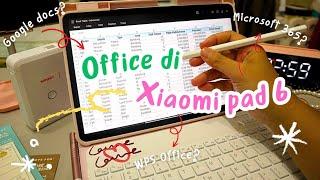 THE OFFICE APPLICATION ON THE XIAOMI PAD 6 CAN CREATE A PIVOT TABLE!!!