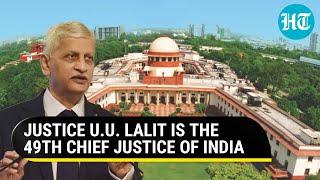 Justice Uday Umesh Lalit appointed next Chief Justice of India | All you need to know