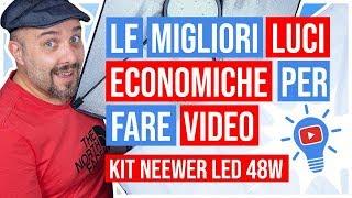 Le Migliori Luci Economiche Per Fare Video | Kit Neewer Led 48W