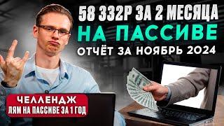 58 332р за 2 месяца на пассиве. Отчет за ноябрь 2024