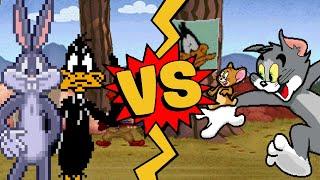 M.U.G.E.N Battles | Bugs Bunny/Daffy Duck vs Tom/Jerry