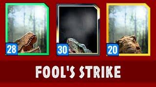 LEVEL 30 MINI MORTEM BOSS FOOL'S STRIKE (JURASSIC WORLD ALIVE)