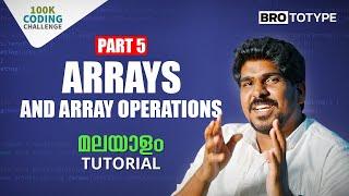 Part 5 | Array and Array Operations | C Programming Malayalam Tutorial