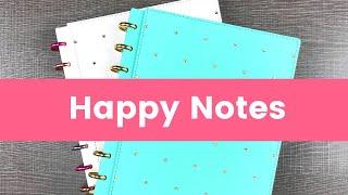 The Happy Planner HAPPY NOTES setup and decorate with Swarovski Crystals