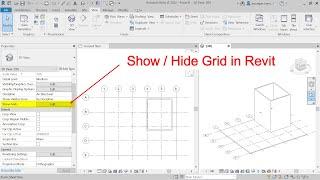 Show or Hide Grid in Revit