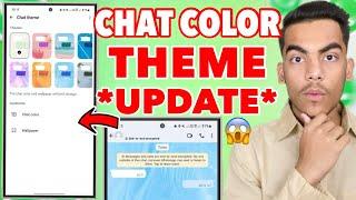 WhatsApp New Chat Themes | WhatsApp Chat Theme 20 Different Colors Update | WhatsApp Update