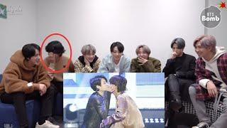 BTS Reaction to Vkook [V&Jungkook] Sweet Moments  fmv 