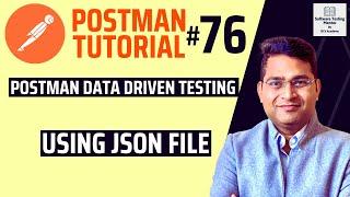 Postman Tutorial #76 - Postman Data Driven Testing using JSON File