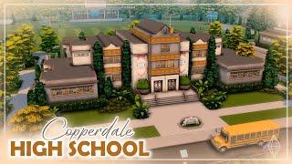 Старшая школа | Симс 4: Строительство | High School Build | The Sims 4: Speed Build