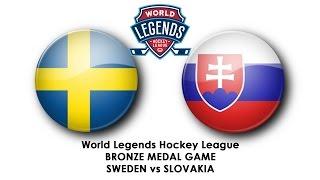 2017-04-09 Sweden vs Slovakia, Bronze Medal Game, World Legends Hockey League. Straubing (Germany)