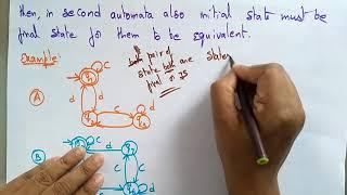 equivalence of two finite automata | TOC  | Lec-21 | Bhanu Priya