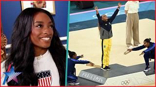 Why Simone Biles & Jordan Chiles BOWED to Rebeca Andrade at Paris Olympics