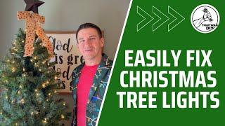 EASY Christmas Tree Light Repair | How To Fix The Lights On Your Christmas Tree | Christmas Lights