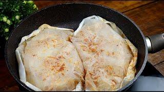 DINNER FASTER than in the oven! I JUST wrap it in parchment and add it to the pan!