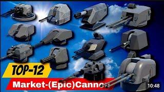 Top 12 Tier 3 Best Epic Cannon Market in Modern warships 2025 #modernwarships