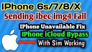 iPhone 6S/7/8/X Sending ibec.img4 Fail Solution /iCloud Bypass ios 15.8 to 17.3 with UnlockTool