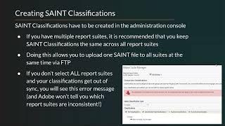 Adobe Analytics | SAINT Classifications - Adam Greco