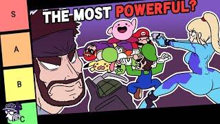 The Smash Ultimate CANONICAL Power Tier List