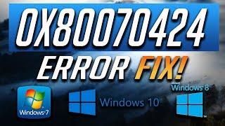 Fix Windows Update Error 0x80070424 in Windows 10/8/7 [3 Solutions] 2024