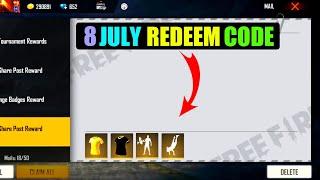 8 july redeem code | free fire redeem code 8 july | today redeem code 8 july