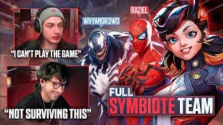 Streamers React to RANK 1 Symbiote Team | Ft. Bogur, Andr3wOW, Kayjii, Raziel