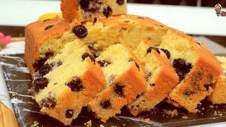 蓝莓柠檬牛油蛋糕食谱Blueberry Lemon Butter Cake Recipe|湿润绵密，酸甜奶香,Moist Delicate, Tangy Buttery