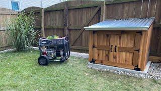 My Cedar Generator Shed