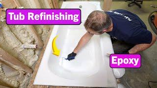 Tub Refinish Tips | Epoxy Coating | Repairing an Old Tub