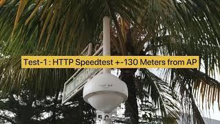 3 Mins to Test EAP602 Outdoor AP Speed at 130 Meters