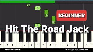 Ray Charles - Hit The Road Jack (Very Easy Piano Tutorial)