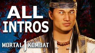 MORTAL KOMBAT 1 Liu Kang All Intros Dialogue Character Banter MK1