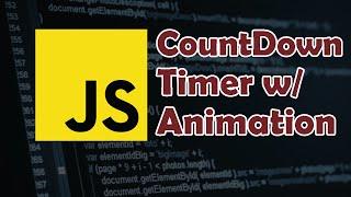 Javascript Tutorial: Create CountDown Timer with Flip Down Animation