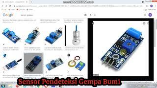 Vibration Sensor Simulation Proteus Bascom Avr + Arduino + Buzzer and Led As Output