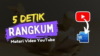 5 DETIK RANGKUM MATERI VIDEO YOUTUBE